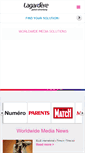 Mobile Screenshot of lagardere-global-advertising.com