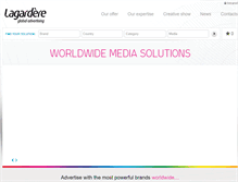 Tablet Screenshot of lagardere-global-advertising.com